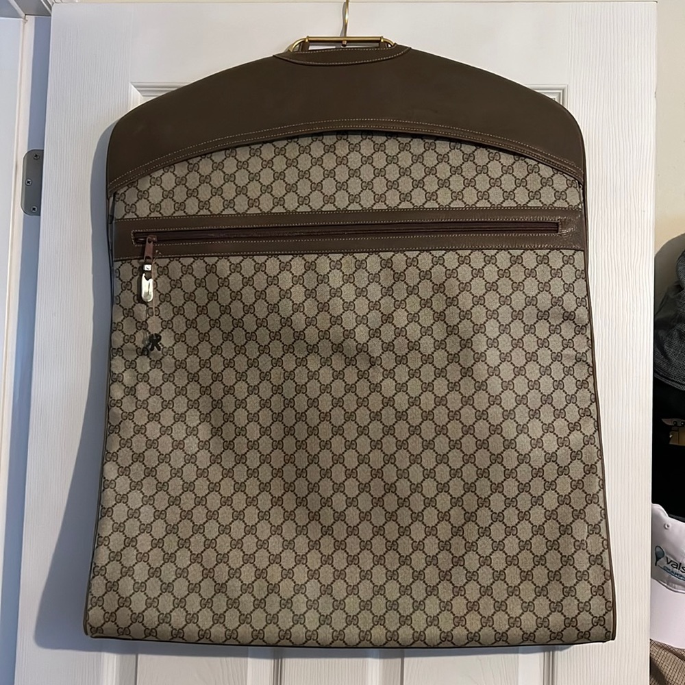 Authentic Gucci Leather Garment Bag